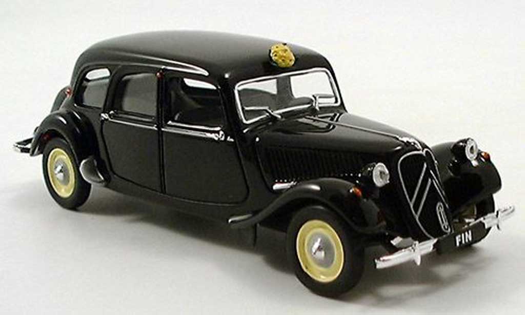 Citroen Traction 11 1/43 Norev 11 CV Familiale zwart 1957 modelauto