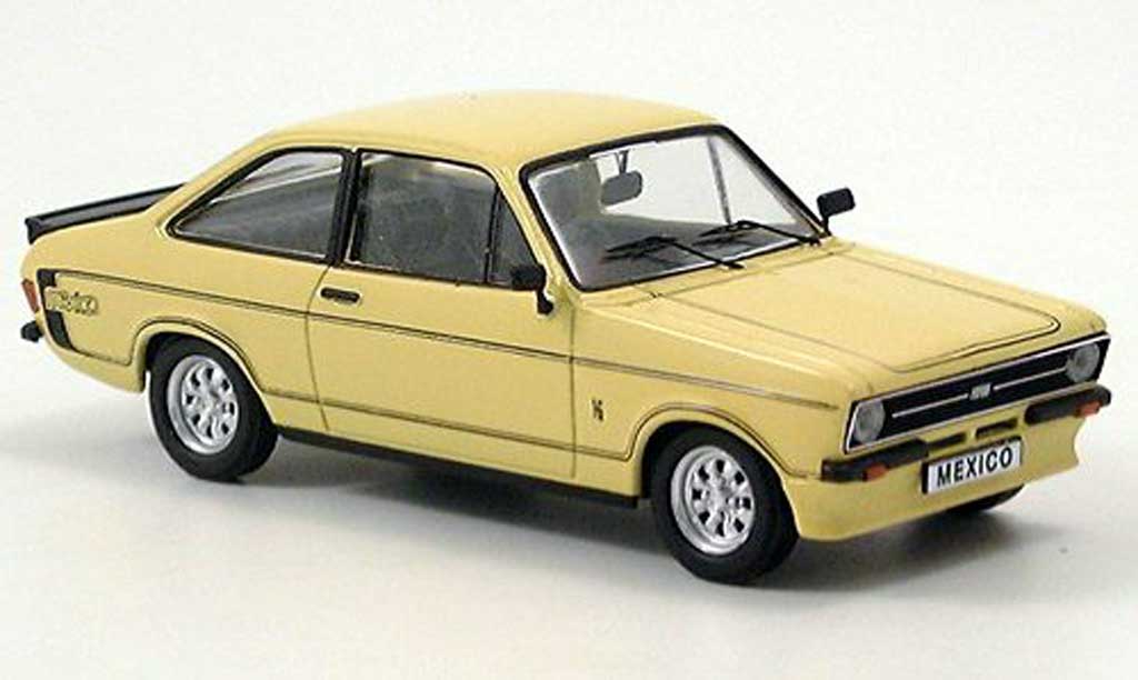 Ford Escort MK2 1/43 Trofeu MK2 Mexico geel modelauto