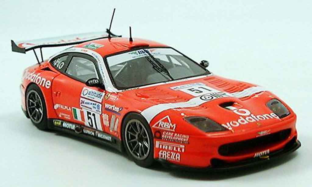 Ferrari 550 Maranello 1/43 Red Line Maranello no.51 bms le mans 2005 modelauto