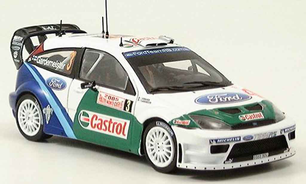 Ford Focus RS WRC 1/43 Minichamps RS WRC MonteCarlo Gardemeister Honkanen 2005 modelauto