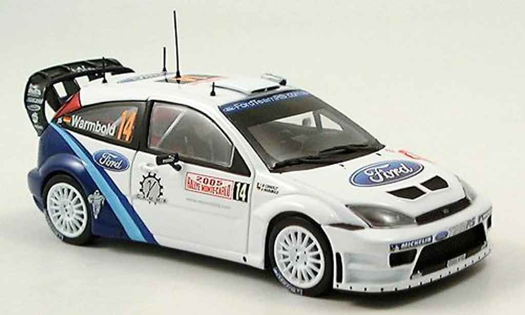 Ford Focus RS WRC 1/43 Minichamps RS WRC MonteCarlo Warmbold Connolly 2005 modelauto