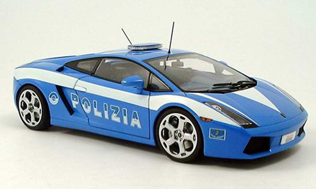 Lamborghini Gallardo 1/18 Autoart politie italien modelauto