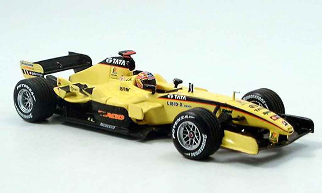 Toyota F1 1/43 Minichamps jordan ej 15 d.monteiro dritter platz g.p. usa 2005 modelauto