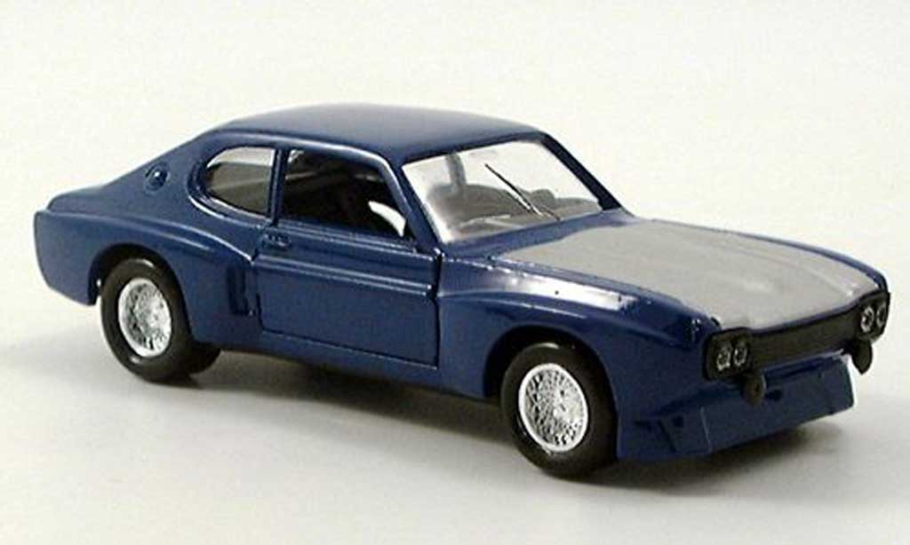 Ford Capri 1973 1/18 Solido 1973 MKI blauw modelauto