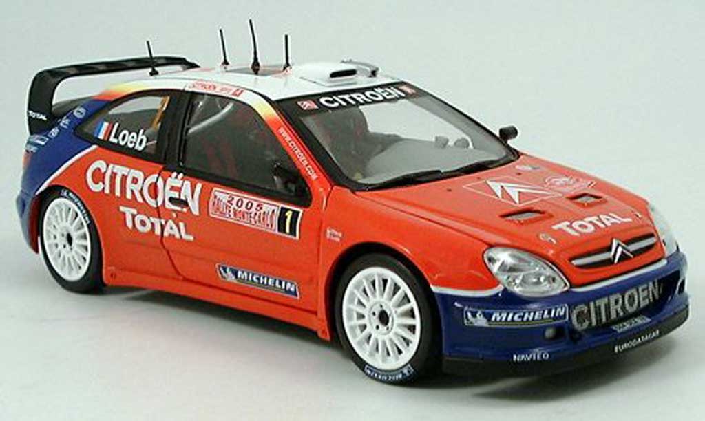 Citroen Xsara WRC 2005 1/18 Sun Star WRC 2005 no.1 total sieger rallye monte carlo modelauto