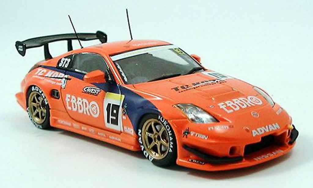 Nissan 350Z 1/43 Ebbro JGTC Super Taikyu rood 2005 modelauto