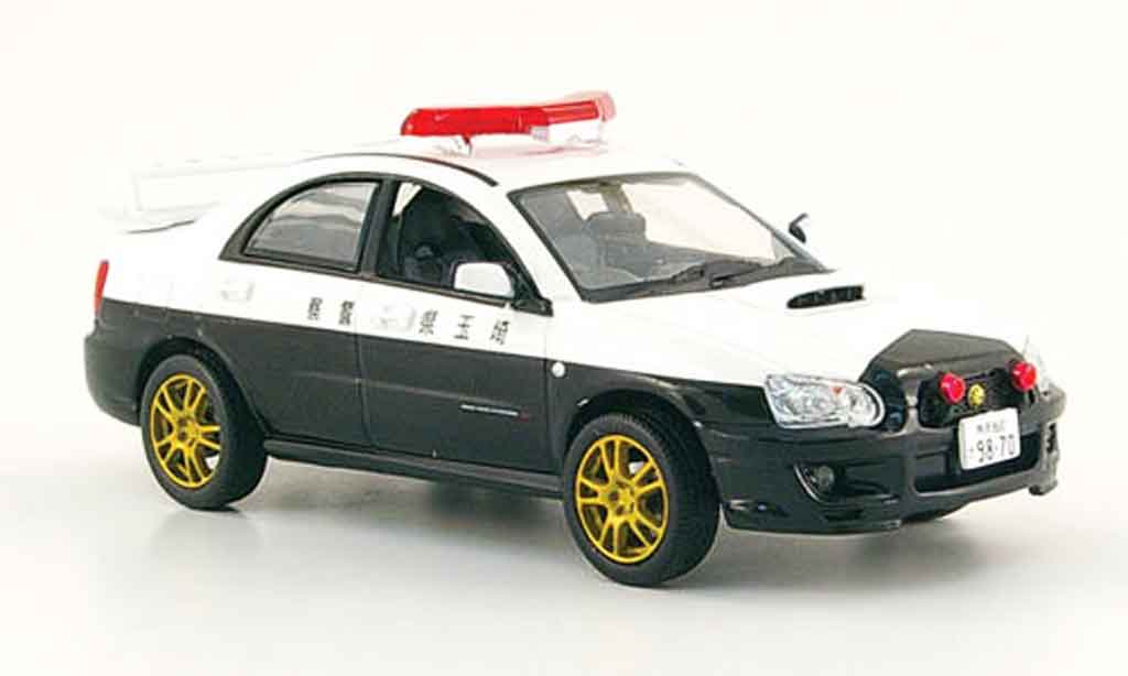 Subaru Impreza WRX 1/43 Norev STI WRX politie japan 2003 modelauto