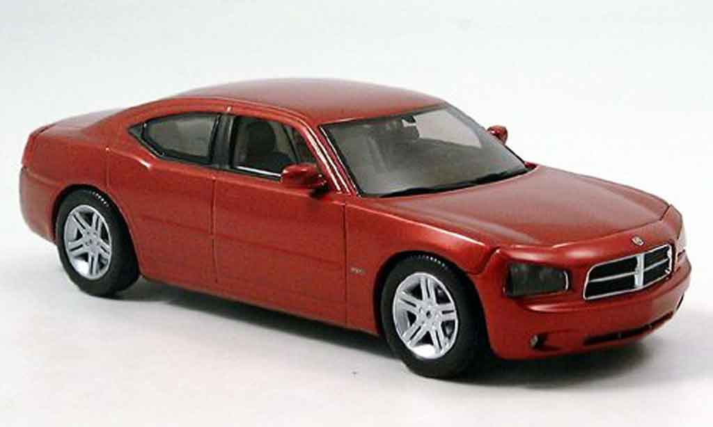 Dodge Charger 2006 1/43 Norev 2006 R T rood modelauto
