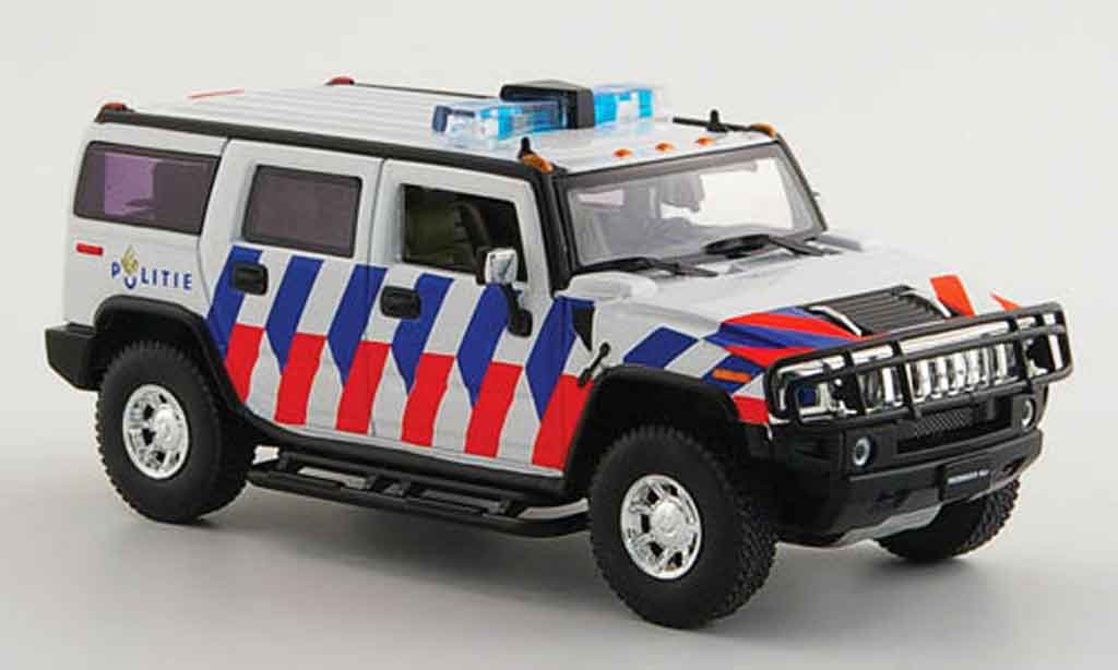 Hummer H2 1/43 Norev politie Niederlande modelauto