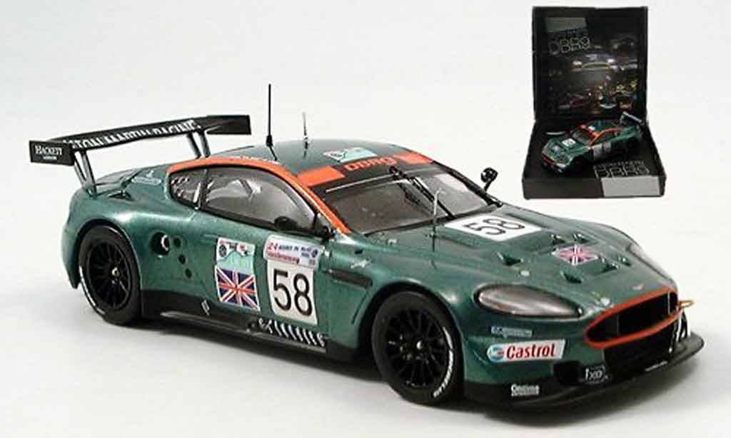 Aston Martin DBR9 1/43 IXO no. 58 enge kox lamy le mans 2005 modelauto