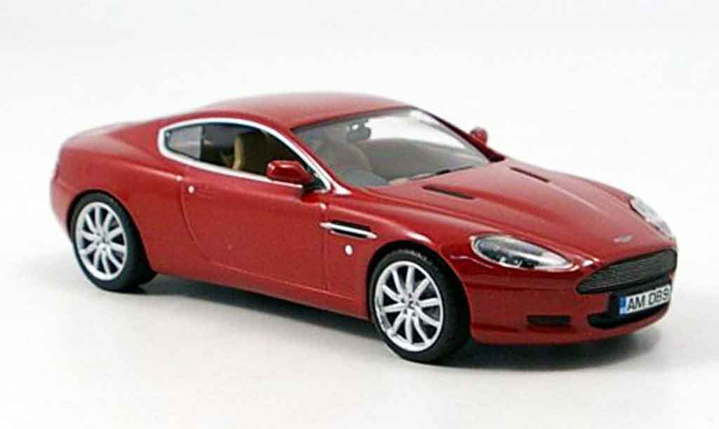 Aston Martin DB9 1/43 Minichamps rood 2003 modelauto