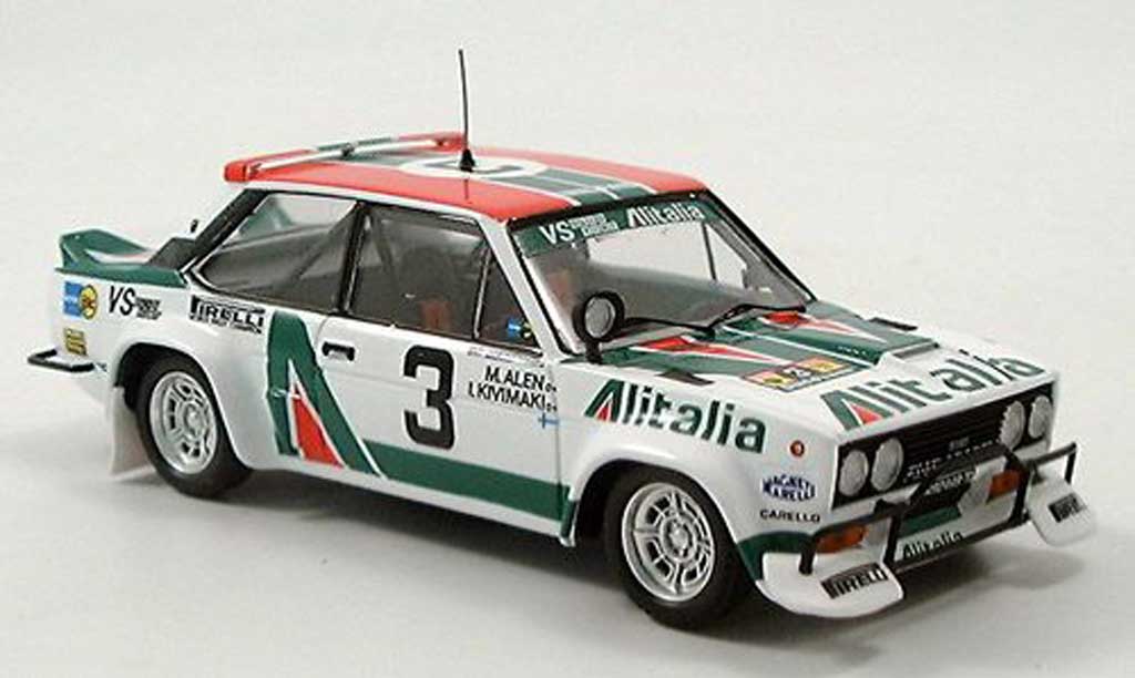 Fiat 131 Abarth 1/43 Trofeu Abarth Rallye Safari 1979 modelauto