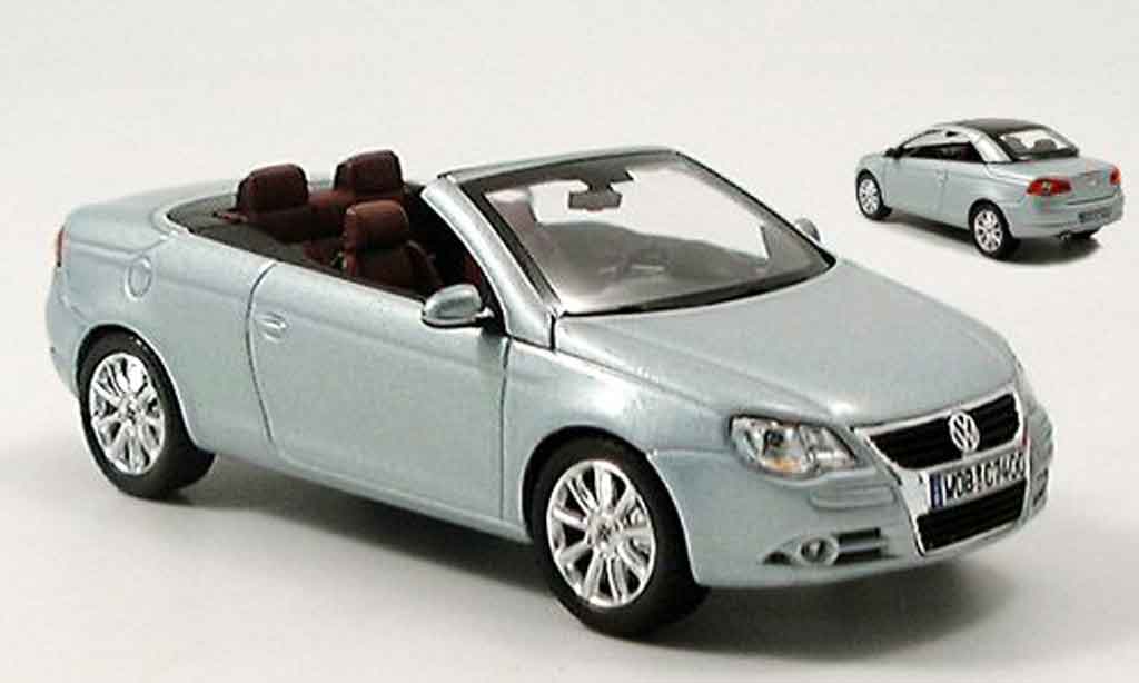 Volkswagen Eos 1/43 Norev cabrio grijs metallic avec hardtop modelauto