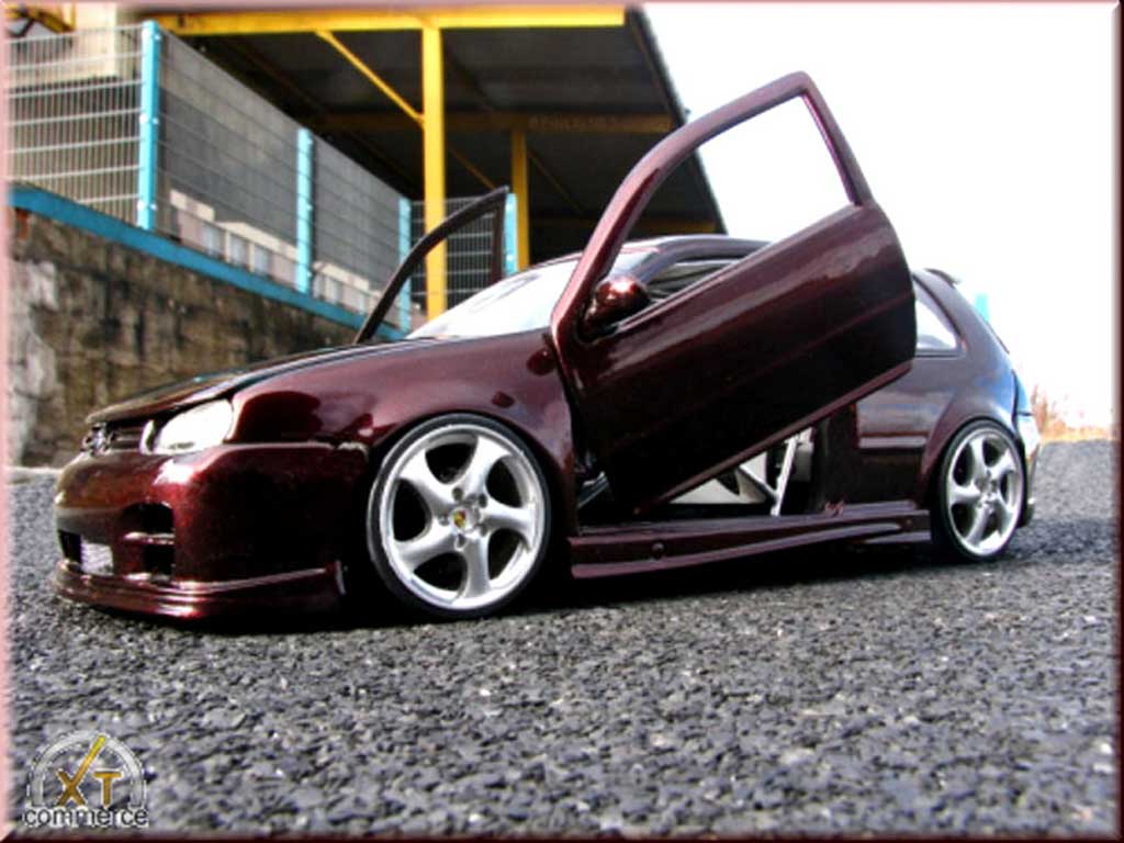 Volkswagen Golf 4 GTI 1/18 Revell 4 GTI paarsee jantes porsche 17 pouces kit carrosserie modelauto