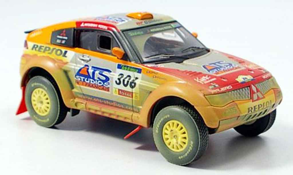 Mitsubishi Pajero Evolution 1/43 Solido Evolution MPR11 avec Schmutzeffekt 2005 modelauto