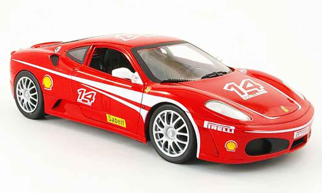 Ferrari F430 Challenge 1/18 Hot Wheels Challenge no.14 rood modelauto