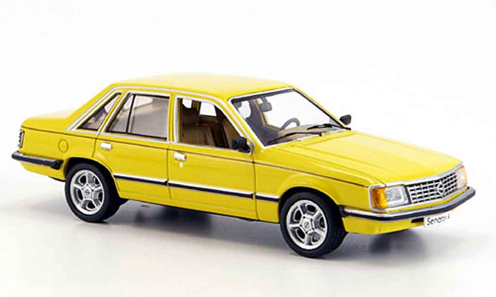 Opel Senator 1/43 Schuco a geel modelauto