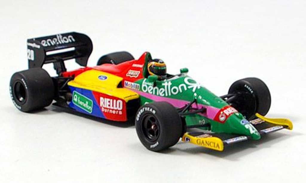 Ford F1 1987 1/43 Minichamps 1987 Benetton B 187 Boutsen modelauto