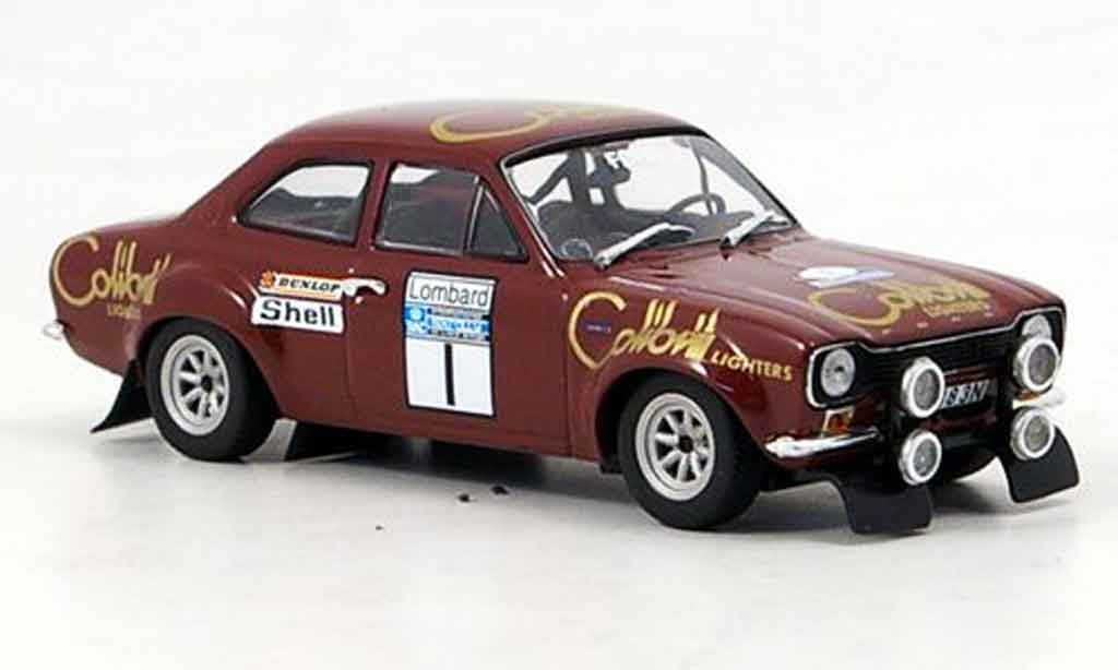 Ford Escort MK1 1/43 Minichamps MK1 I Makinen Liddon Sieger Rallye RAC 1974 modelauto