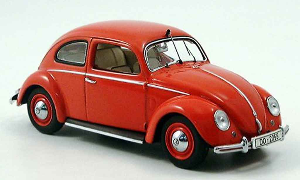 Volkswagen Coccinelle 1/43 Minichamps 1200export pompier dortmund modelauto
