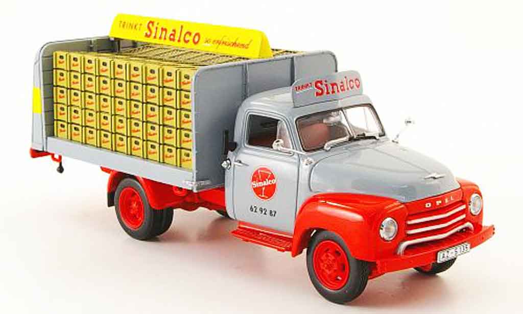 Opel Blitz 1/43 Minichamps 175t getrankepritsche sinalco modelauto