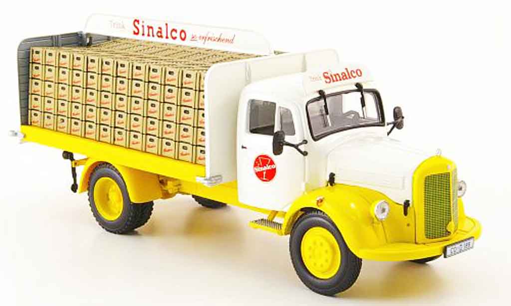 Mercedes L3500 1/43 Minichamps Getrankepritsche Sinalco 1956 modelauto