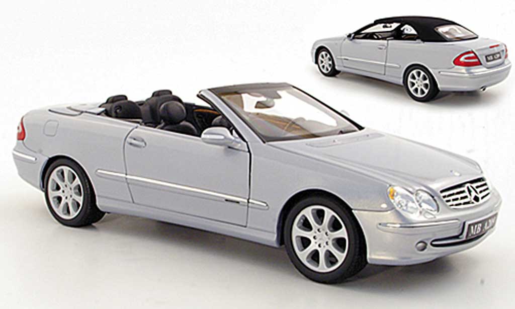 Mercedes Classe CL 1/18 Kyosho K Cabriolet grijs metallic 2003 modelauto