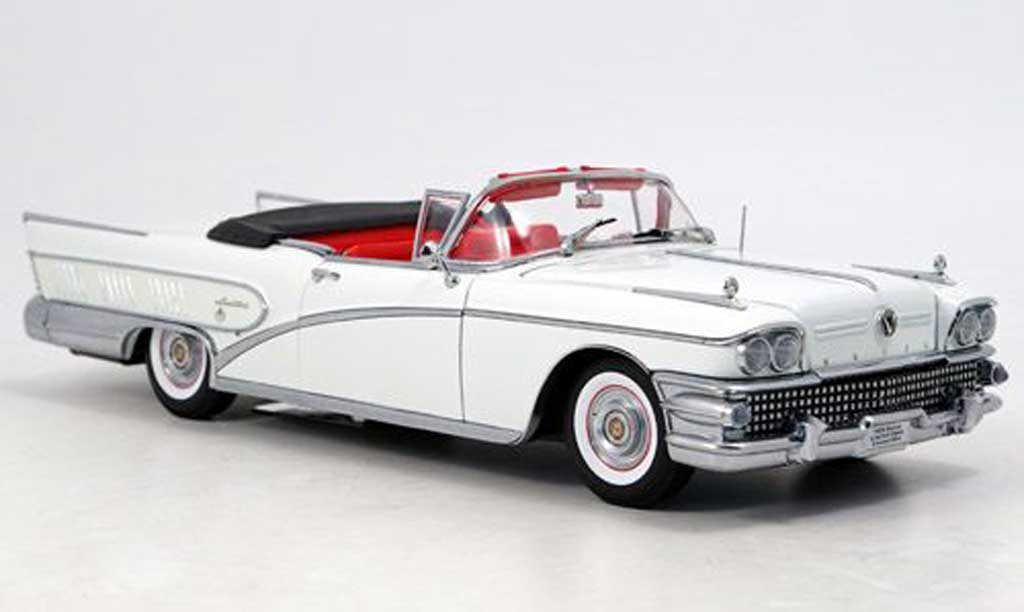 Buick Limited 1/18 Sun Star cabriolet wit 1958 modelauto
