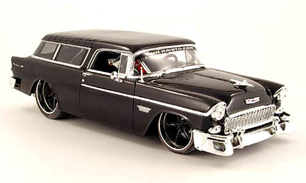 Chevrolet Nomad 1/18 Maisto zwart tuning car modelauto