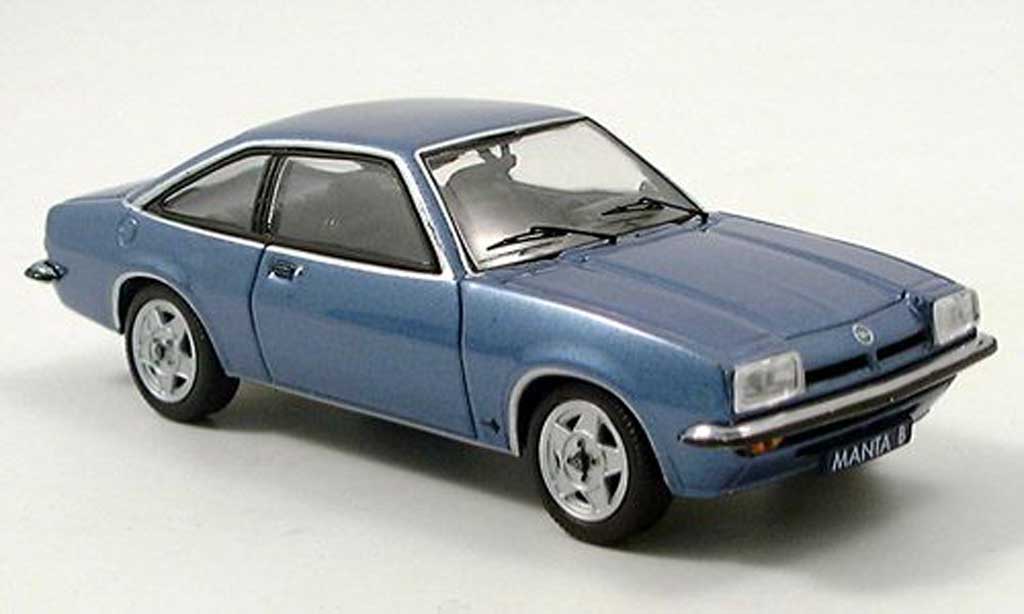 Opel Manta B 1/43 Schuco B blauw modelauto