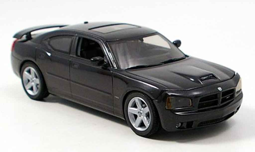 Dodge Charger 2006 1/43 Norev 2006 SRT8 zwart modelauto