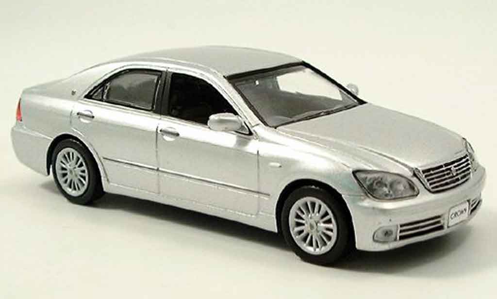 Toyota Crown 1/43 J Collection grijs metallic modelauto