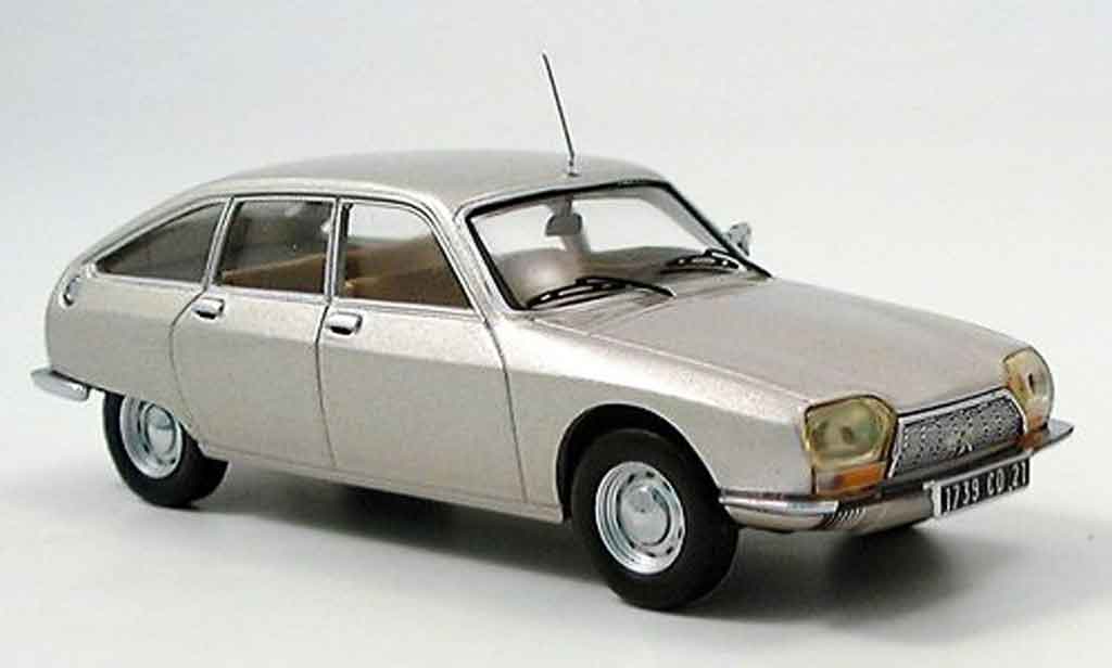 Citroen GS 1/43 IXO grijs 1971 modelauto