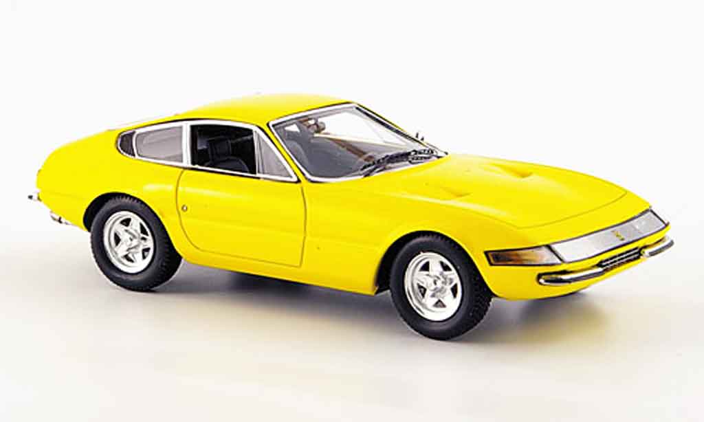 Ferrari 365 GTB/4 1/43 Red Line GTB/4 daytona geel 1969 modelauto