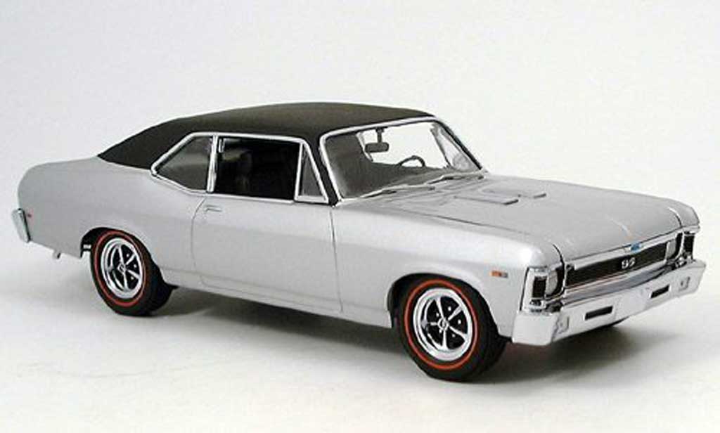 Chevrolet Nova 1969 1/18 GMP 1969 396 ss grijs clair metallized modelauto
