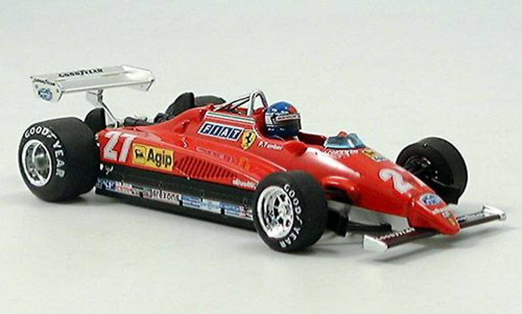 Ferrari 126 1982 1/43 Brumm 1982 C2 No.27 Tambay GP Monza mit Pilot modelauto
