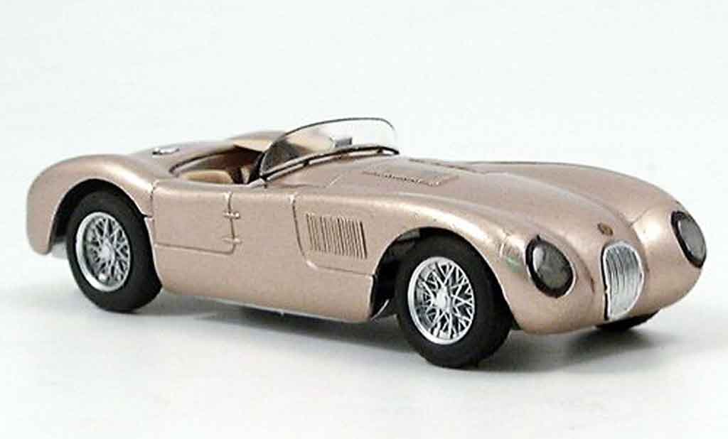 Jaguar C-Type 1/43 Brumm stradale bronze modelauto