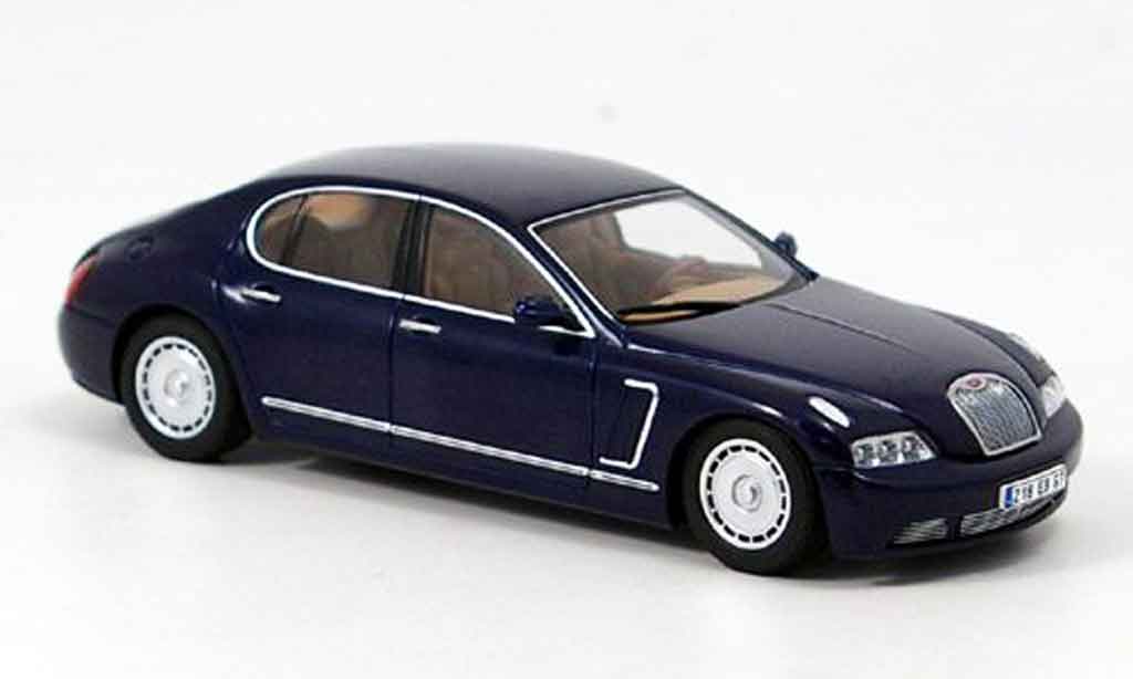 Bugatti EB218 1/43 Autoart blauw genf 1999 modelauto