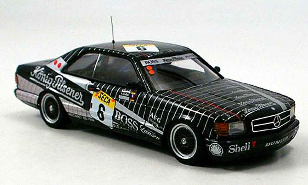 Mercedes 500 SEC 1/43 Autoart SEC SEC (W126) No.6 AMG 24h Spa 1989 modelauto