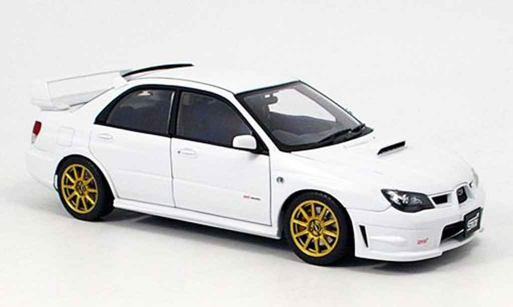 Subaru Impreza WRX 1/18 Autoart STI WRX wit 2006 modelauto