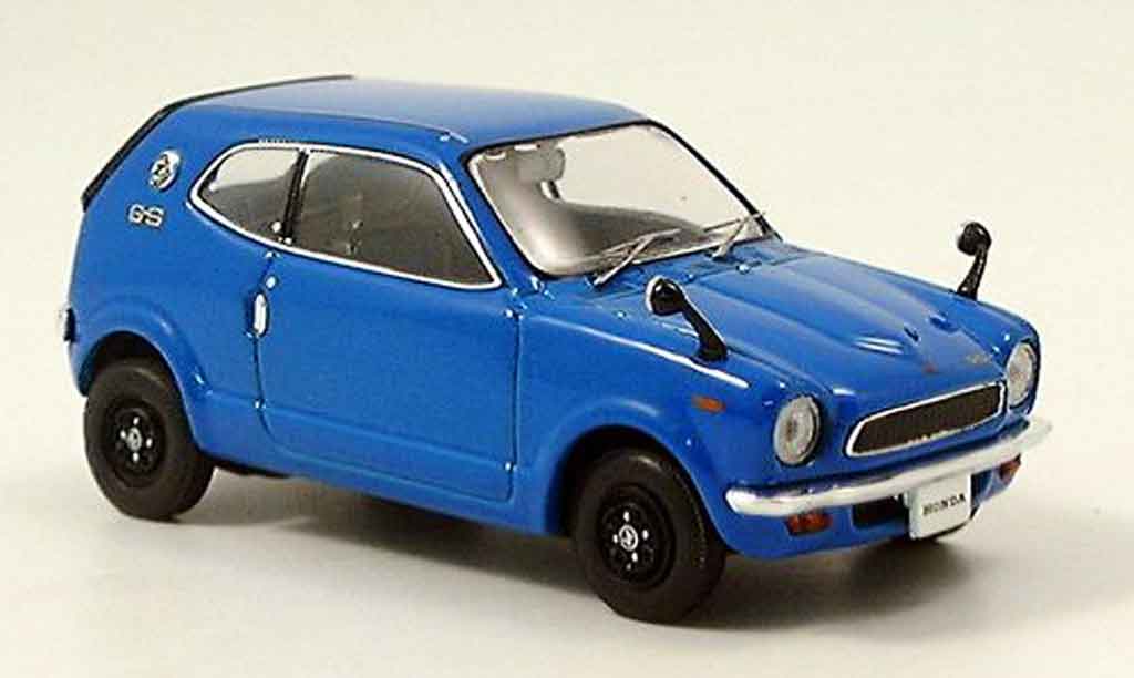 Honda Z 1970 1/43 Ebbro 1970 blauw modelauto
