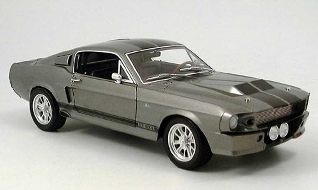 Shelby GT 500 1/18 Shelby Collectibles eleanor grijs/zwart 1967 modelauto