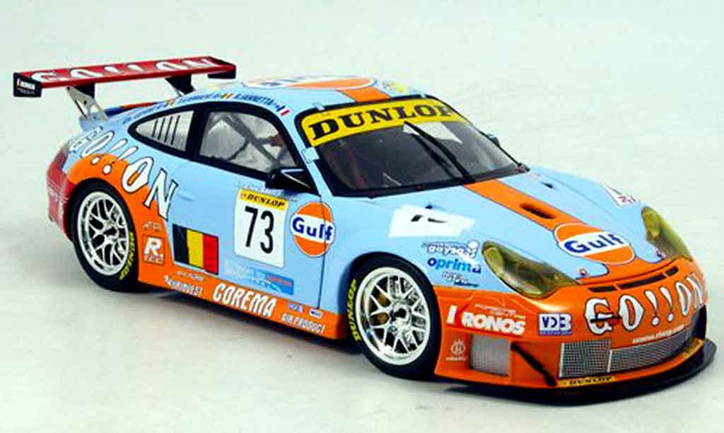 Porsche 996 GT3 RSR 1/18 Minichamps GT3 RSR ice pol racing team modelauto