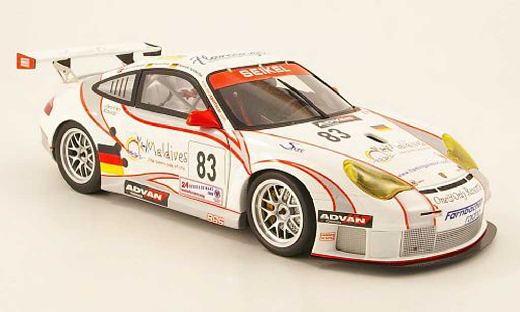 Porsche 996 GT3 RSR 1/18 Minichamps GT3 RSR no.83 maldives 24h le mans 2006 modelauto