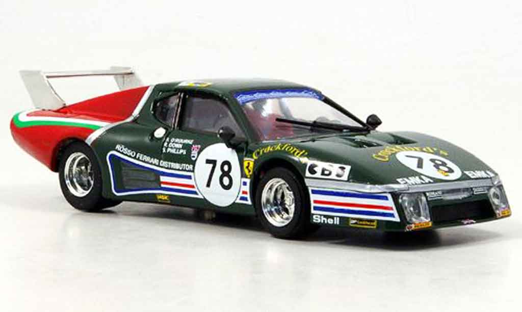 Ferrari 512 BB 1/43 Brumm BB no.78 oerourke le mans 1980 modelauto