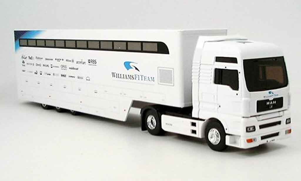 Bmw F1 2006 1/43 Eligor 2006 MAN TG XXL Renntransporter Williams modelauto