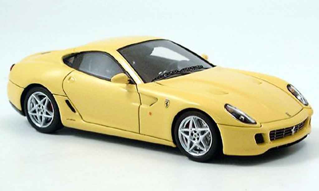 Ferrari 599 GTB 1/43 Red Line GTB geel 2006 modelauto