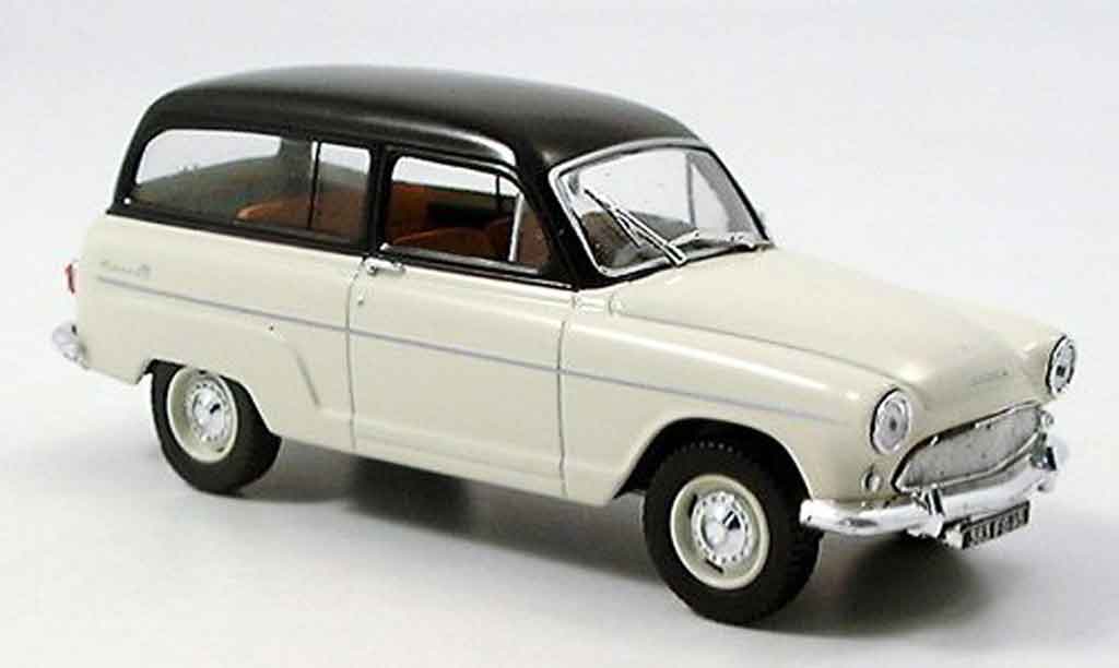 Simca P 60 1/43 Norev ranch beige zwart modelauto