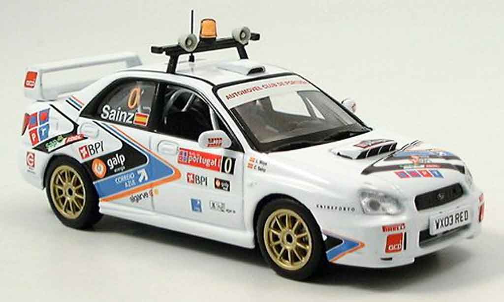 Subaru Impreza WRX 1/43 IXO WRX sainz moya portugal 2005 modelauto