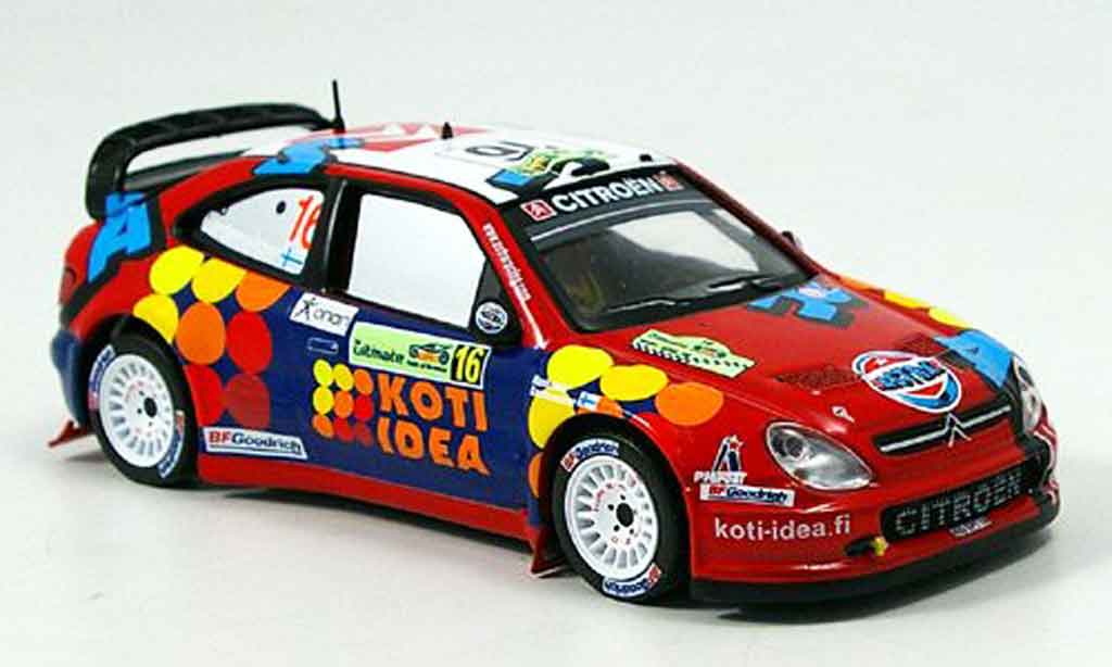 Citroen Xsara WRC 2006 1/43 IXO WRC 2006 gardemeister honkanen griechenland modelauto